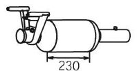 56348 DINEX 906.490.1192 MERCEDES Глушитель