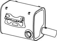 Dinex 28476 504135182 IVECO Глушитель