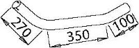 51173 DINEX 619.490.1220 MERCEDES Передняя труба
