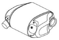 Dinex 28477 41298536 IVECO Глушитель