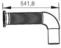 54210 DINEX 629.490.0310 MERCEDES Передняя труба