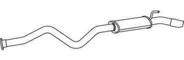 72324 DINEX 17430-75370 TOYOTA Глушитель