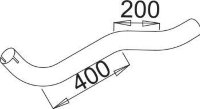 52213 DINEX 655.490.0319 MERCEDES Передняя труба