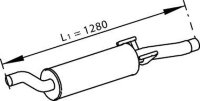 56352 DINEX 906.490.0901 MERCEDES Глушитель